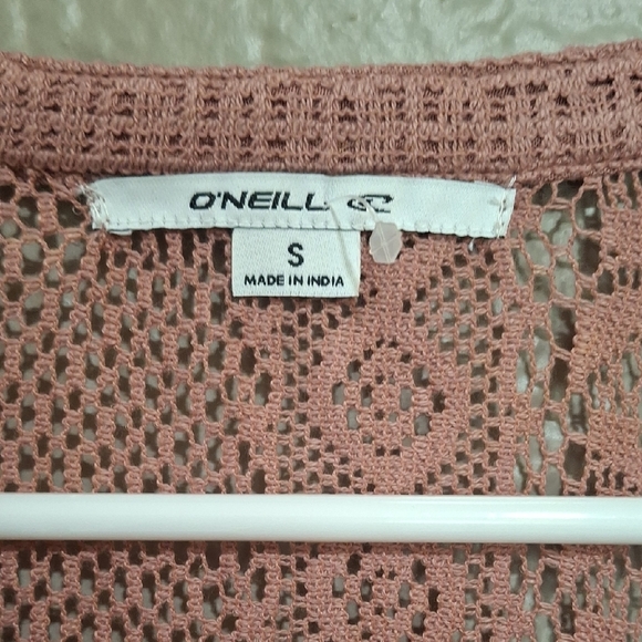 O'Neill Lace Accent Blouse - Dusty Rose Sze S - Picture 2 of 10